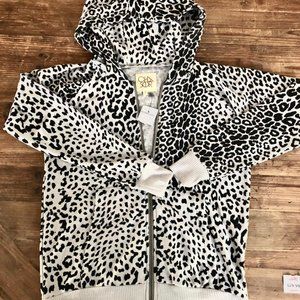 CHASER LEOPARD PRINT HOODIE - NWT